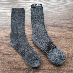 全加厚毛圈羊毛男襪子高筒出口戶外徒步登山保暖露營冬襪