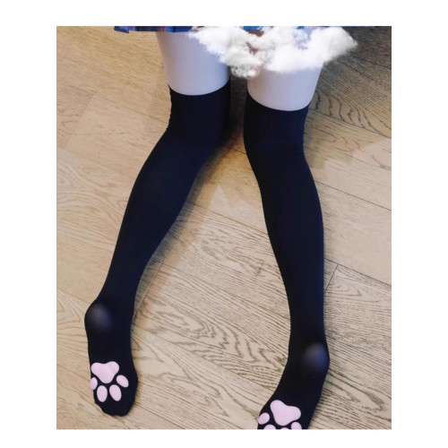 可愛風~日系3D貓爪立體肉墊絲襪jk襪子連褲襪黑絲過膝襪顯瘦防滑 可愛風~日系3D貓爪立體肉墊絲襪jk襪子連褲襪黑絲過膝襪顯瘦防滑