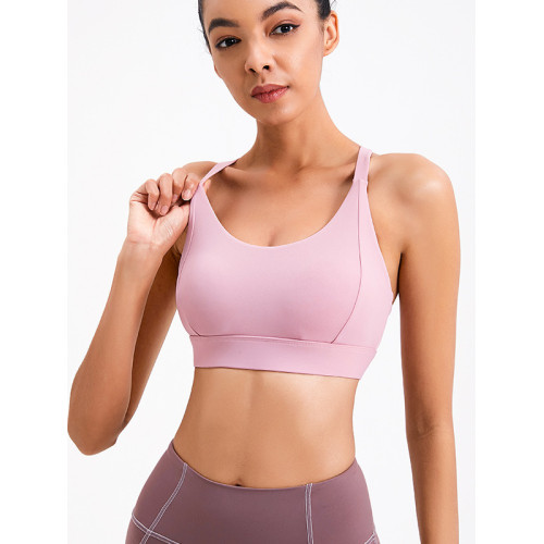 夏季高強度運動內衣女防震美背速乾收副乳瑜珈背心一體式健身文胸 夏季高強度運動內衣女防震美背速乾收副乳瑜珈背心一體式健身文胸