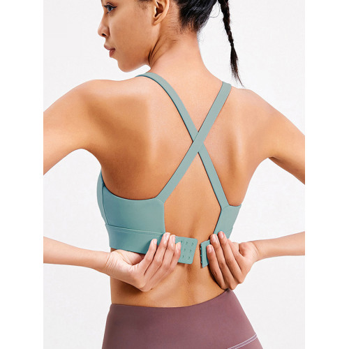 夏季高強度運動內衣女防震美背速乾收副乳瑜珈背心一體式健身文胸 夏季高強度運動內衣女防震美背速乾收副乳瑜珈背心一體式健身文胸