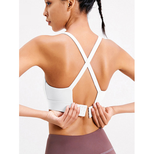 夏季高強度運動內衣女防震美背速乾收副乳瑜珈背心一體式健身文胸 夏季高強度運動內衣女防震美背速乾收副乳瑜珈背心一體式健身文胸