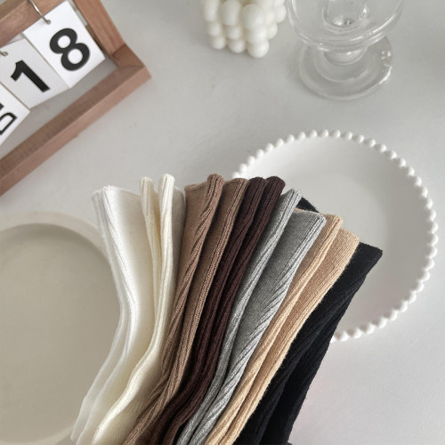 白色堆堆襪女夏季薄款襪子女中筒襪純棉純色搭配小皮鞋韓版長筒襪 白色堆堆襪女夏季薄款襪子女中筒襪純棉純色搭配小皮鞋韓版長筒襪