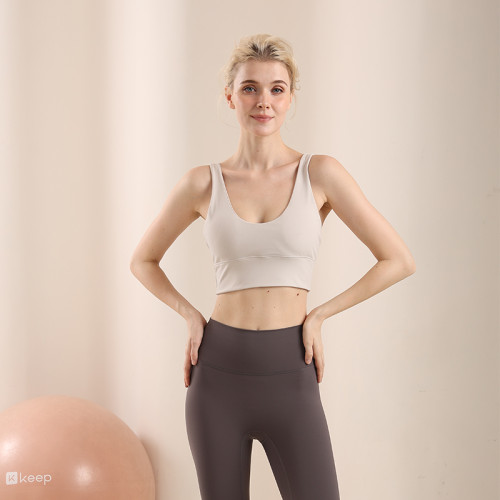 alo同款瑜珈運動內衣女裸感防震半固定胸罩跑步美背健身文胸背心 alo同款瑜珈運動內衣女裸感防震半固定胸罩跑步美背健身文胸背心