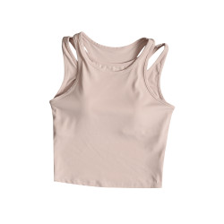 運動背心女一體式跑步聚攏防震收副乳文胸美背專業健身瑜珈服外穿