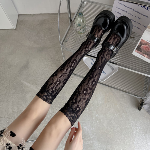 日系jk白色小腿襪女春夏季超薄蕾絲花邊黑色中筒襪奶白色堆堆襪子 日系jk白色小腿襪女春夏季超薄蕾絲花邊黑色中筒襪奶白色堆堆襪子