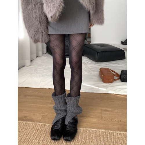 黑色菱形格子絲襪女秋冬季高透黑絲連褲襪美腿打底褲配光腿神器 黑色菱形格子絲襪女秋冬季高透黑絲連褲襪美腿打底褲配光腿神器