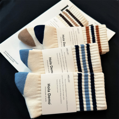 吉良先生 秋冬加厚襪子男士中筒襪潮ins女襪純棉毛巾底運動長筒襪 吉良先生 秋冬加厚襪子男士中筒襪潮ins女襪純棉毛巾底運動長筒襪