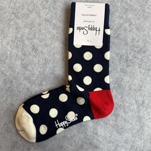 happysocks旗艦店新款爆款女中筒襪瑞典潮牌HS純棉百搭四季款襪子