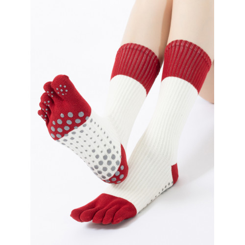 瑜珈襪子防滑專業女五指襪普拉提襪子運動地板襪成人瑜珈防滑襪 瑜珈襪子防滑專業女五指襪普拉提襪子運動地板襪成人瑜珈防滑襪