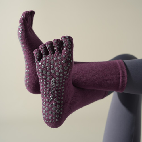 分碼瑜珈襪子專業防滑女普拉提專用襪五指襪運動舞蹈襪健身小腿襪 分碼瑜珈襪子專業防滑女普拉提專用襪五指襪運動舞蹈襪健身小腿襪