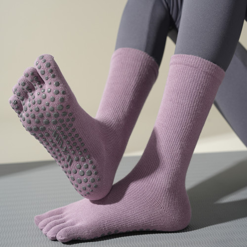 分碼瑜珈襪子專業防滑女普拉提專用襪五指襪運動舞蹈襪健身小腿襪 分碼瑜珈襪子專業防滑女普拉提專用襪五指襪運動舞蹈襪健身小腿襪