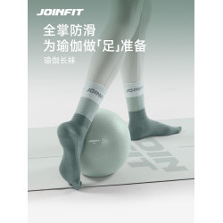 Joinfit瑜珈襪子防滑專業女秋冬普拉提壓力襪中筒室內運動襪健身