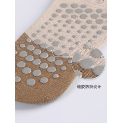 dcw防滑矽膠瑜珈襪普拉提專用運動五指襪跑步訓練透氣健身地板襪