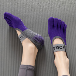 小魚加加 瑜珈襪五指襪專業防滑透氣夏季自營室內綁帶健身普拉提