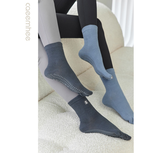 卡益五指瑜珈襪薄款防滑專業女秋冬長筒舞蹈普拉提襪子地板長棉襪 卡益五指瑜珈襪薄款防滑專業女秋冬長筒舞蹈普拉提襪子地板長棉襪