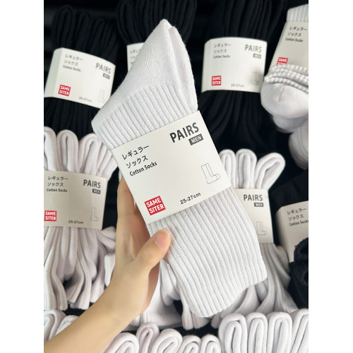 襪子男白色中筒襪毛巾底襪長襪棉運動襪秋冬加厚款黑色男生長筒襪 襪子男白色中筒襪毛巾底襪長襪棉運動襪秋冬加厚款黑色男生長筒襪