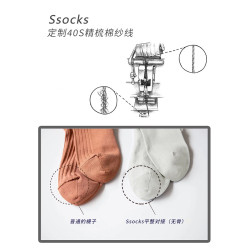 襪子男 春秋長襪純棉無骨刺綉中筒襪ins潮吸汗防臭白色運動長筒襪