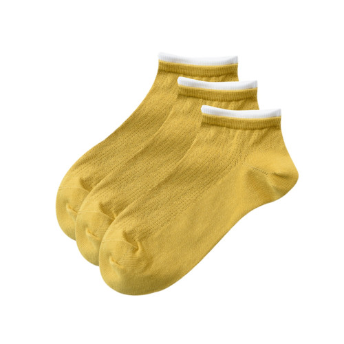 情侶款 男士女士棉質網眼短襪 短筒襪 薄款 吸汗透氣 襪子 春夏款