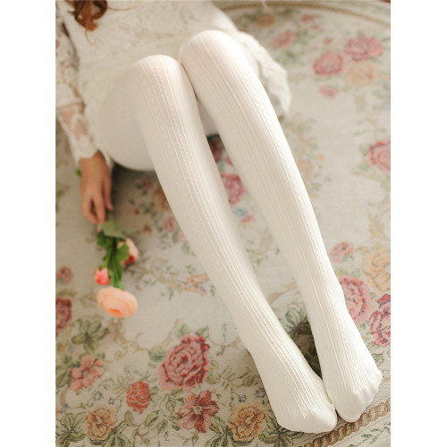 白色絲襪女春秋冬款連褲襪加厚白絲JK日系洛麗塔lolita襪子打底褲 白色絲襪女春秋冬款連褲襪加厚白絲JK日系洛麗塔lolita襪子打底褲