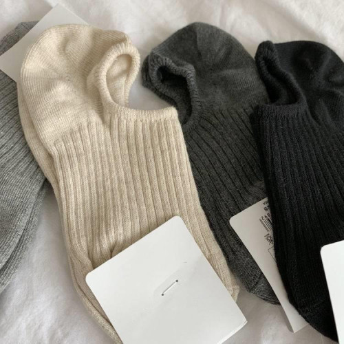 韓版日系春夏季薄款船襪子女淺口隱形矽膠不掉跟ins純色短襪夏天