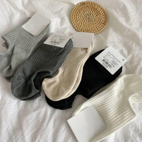韓版日系春夏季薄款船襪子女淺口隱形矽膠不掉跟ins純色短襪夏天