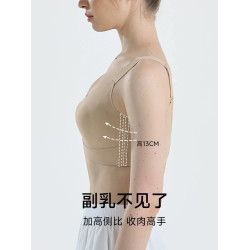 束胸全罩杯內衣大胸顯小收副乳聚攏無痕上托矯正無鋼圈薄款文胸罩