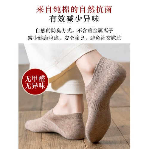 100%純棉襪子女船襪防滑不掉跟夏季薄款夏天全棉運動淺口隱形短襪 100%純棉襪子女船襪防滑不掉跟夏季薄款夏天全棉運動淺口隱形短襪