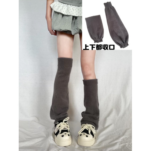 日系原宿龐克亞文化上下收口可愛水色y2kjk辣妹喇叭襪套燈籠形