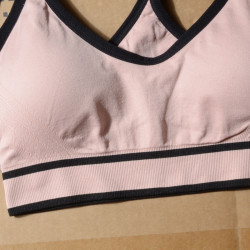 細肩帶交叉美背~單運動健身文胸四季薄款無縫透氣速乾內衣Bra