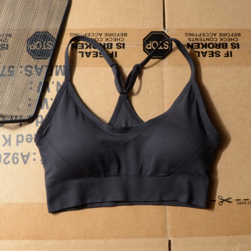 細肩帶交叉美背~單運動健身文胸四季薄款無縫透氣速乾內衣Bra 細肩帶交叉美背~單運動健身文胸四季薄款無縫透氣速乾內衣Bra