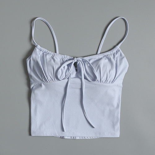 運動背心女夏季美背一體式吊帶抽繩褶皺瑜珈文胸跑步健身bra外穿 運動背心女夏季美背一體式吊帶抽繩褶皺瑜珈文胸跑步健身bra外穿