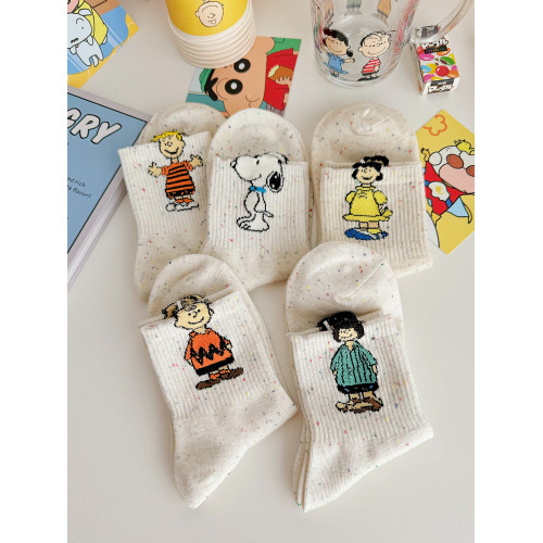 點子紗日系卡通動漫中筒襪甜美可愛襪子女ins百搭長襪韓版學院風 點子紗日系卡通動漫中筒襪甜美可愛襪子女ins百搭長襪韓版學院風