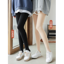春夏打底連褲襪白絲黑絲襪性感微壓顯瘦瘦腿光腿神器偽娘加長加大