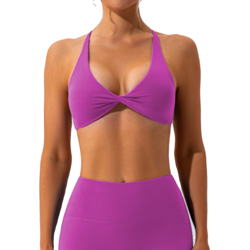 歐美交叉細帶美背運動內衣女裸感跑步健身文胸速乾瑜珈背心性感 歐美交叉細帶美背運動內衣女裸感跑步健身文胸速乾瑜珈背心性感