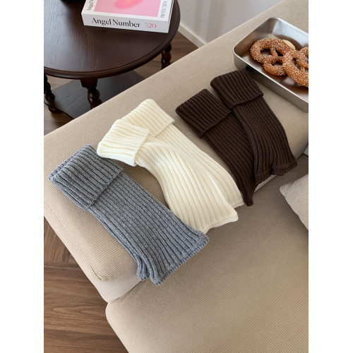 淡時光羊毛堆堆襪套女 秋冬加厚保暖顯瘦y2k小腿襪防滑白灰色腿套 淡時光羊毛堆堆襪套女 秋冬加厚保暖顯瘦y2k小腿襪防滑白灰色腿套