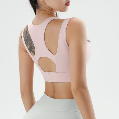 運動內衣女防震防下垂美背瑜珈服背心高強度跑步健身文胸外穿