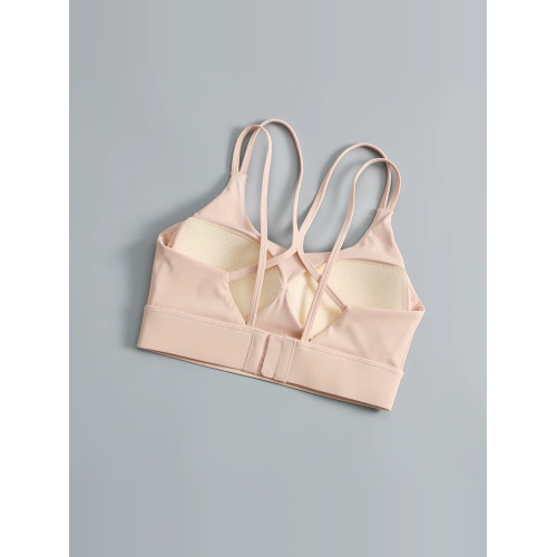 運動內衣女防震防下垂跑步背心健身背心夏季高強度瑜珈文胸一體式