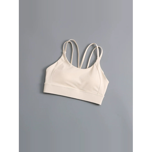 運動內衣女防震防下垂跑步背心健身背心夏季高強度瑜珈文胸一體式