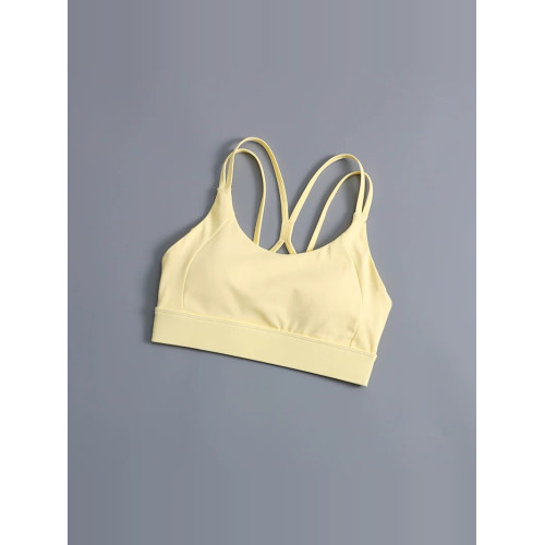 運動內衣女防震防下垂跑步背心健身背心夏季高強度瑜珈文胸一體式