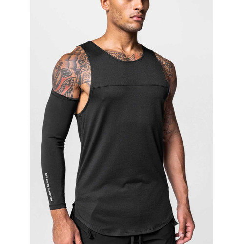 ASRV美式健身背心男夏季運動坎肩拼色速乾透氣跑步訓練擼鐵健身衣