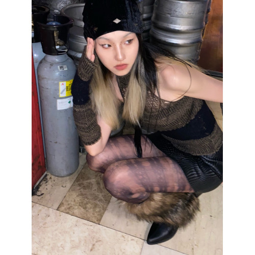 FireUp時髦Y2K毛毛腿套長毛仿皮草千禧辣妹秋冬保暖堆堆襪個性 FireUp時髦Y2K毛毛腿套長毛仿皮草千禧辣妹秋冬保暖堆堆襪個性