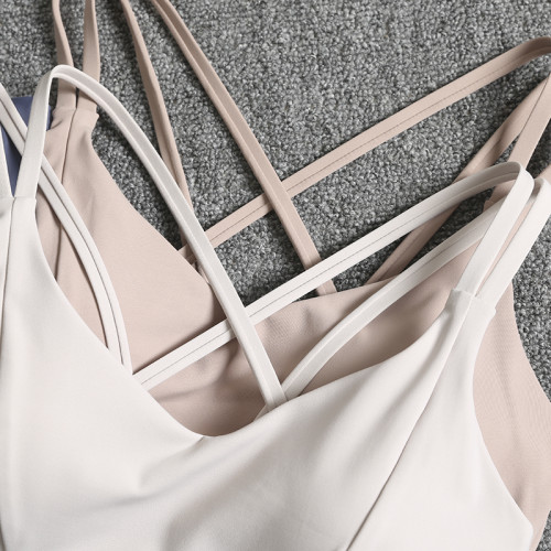 高強度美背運動內衣防震防下垂跑步聚攏背心式文胸瑜珈健身背心女 高強度美背運動內衣防震防下垂跑步聚攏背心式文胸瑜珈健身背心女