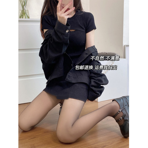 光腿神器雙層加絨黑絲假透肉色春秋冬裸感打底連褲襪黑透膚色絲襪 光腿神器雙層加絨黑絲假透肉色春秋冬裸感打底連褲襪黑透膚色絲襪