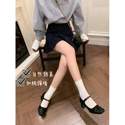 光腿神器雙層加絨黑絲假透肉色春秋冬裸感打底連褲襪黑透膚色絲襪 光腿神器雙層加絨黑絲假透肉色春秋冬裸感打底連褲襪黑透膚色絲襪