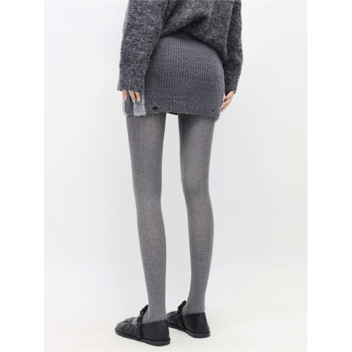 AY To films灰色打底襪寬條繆風時髦寬條薄款半透簡約百搭連褲襪 AY To films灰色打底襪寬條繆風時髦寬條薄款半透簡約百搭連褲襪