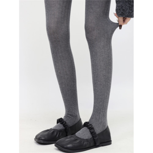 AY To films灰色打底襪寬條繆風時髦寬條薄款半透簡約百搭連褲襪 AY To films灰色打底襪寬條繆風時髦寬條薄款半透簡約百搭連褲襪