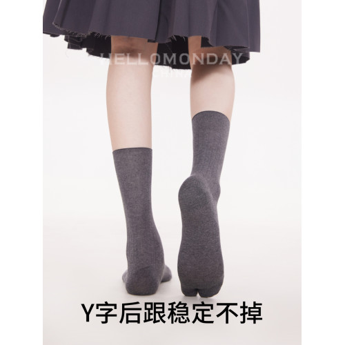 素人工作室襪子女夏薄款中筒襪棉灰色木屐人字拖日系二趾分趾夏季 素人工作室襪子女夏薄款中筒襪棉灰色木屐人字拖日系二趾分趾夏季