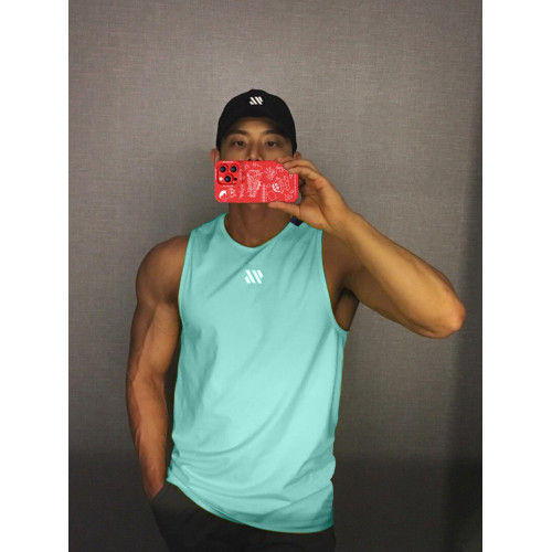 夏季顯肌肉男款健身運動速乾透氣無袖背心吸汗無袖跑步籃球T恤男