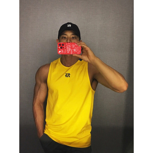 夏季顯肌肉男款健身運動速乾透氣無袖背心吸汗無袖跑步籃球T恤男