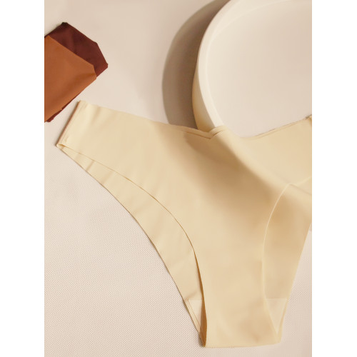 雲端貝殼一片式無痕冰絲V型運動內褲健身打底貼身透氣隱形三角褲 雲端貝殼一片式無痕冰絲V型運動內褲健身打底貼身透氣隱形三角褲